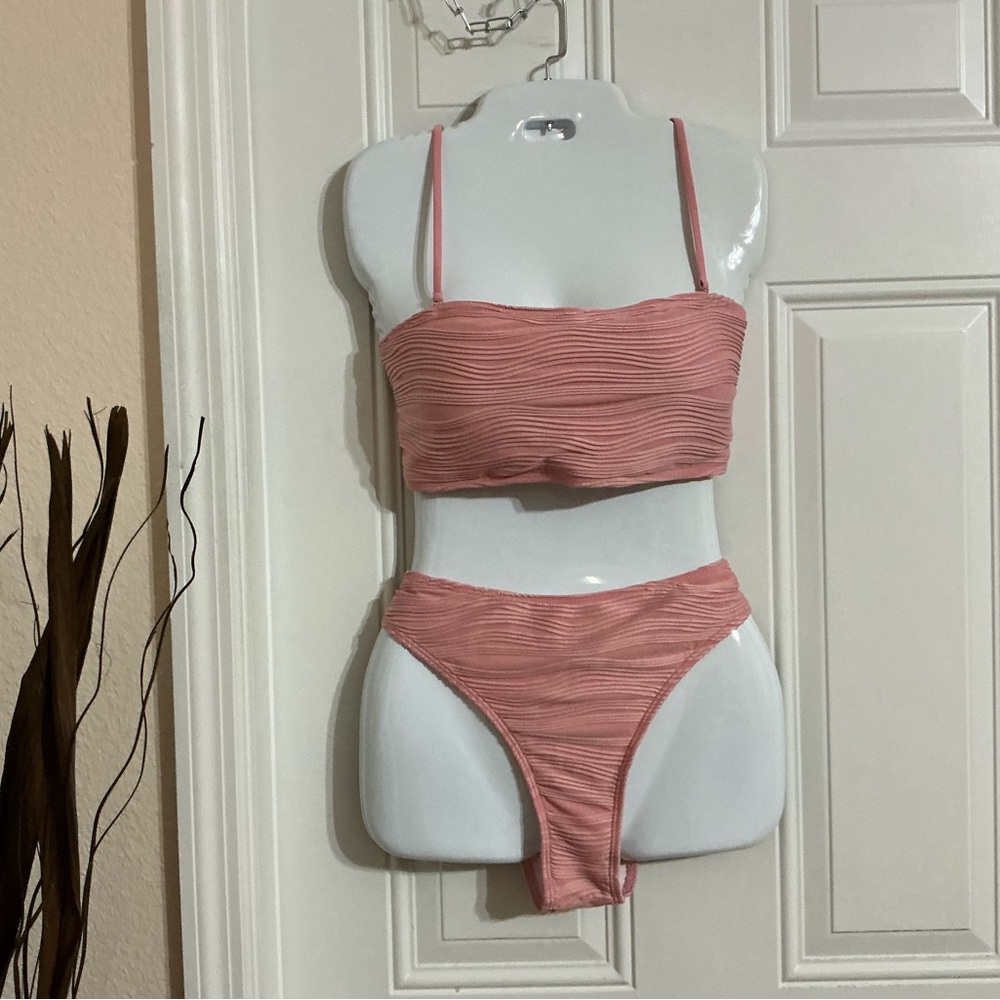 Zaful Women’s Coral Bikini Set Size 8-10
